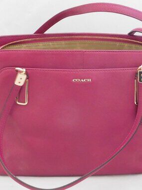 Coach Madison Satchel in Magenta Pink